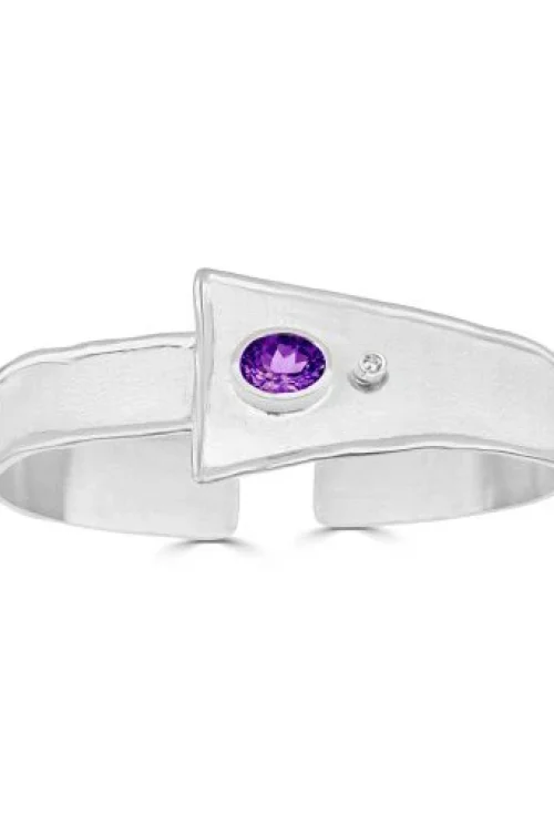 Amethyst Diamond Bracelet